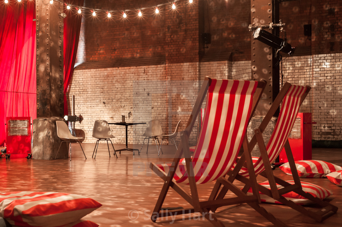 "Wapping project, Cinema installation" stock image