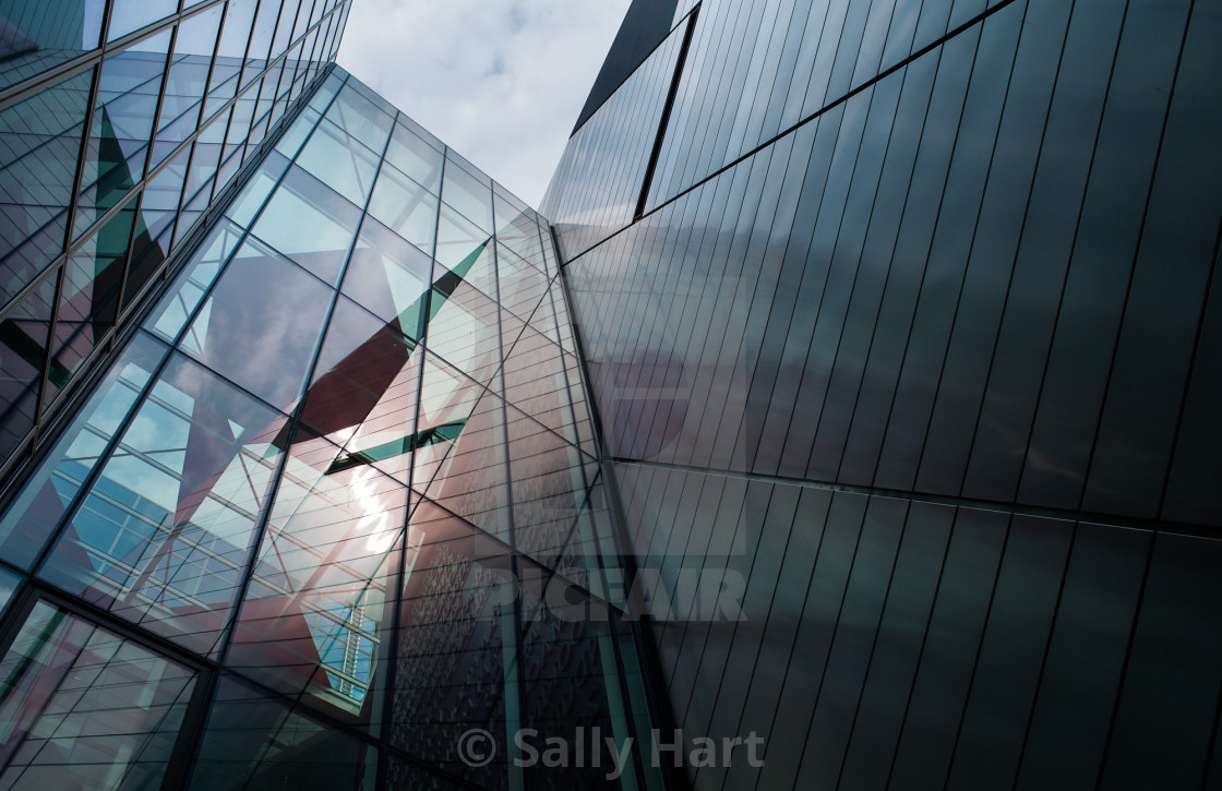 "Grand Canal Theatre, Daniel Libeskind, Dublin" stock image