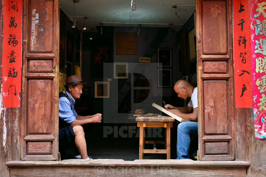 "Craftsmen lijang" stock image