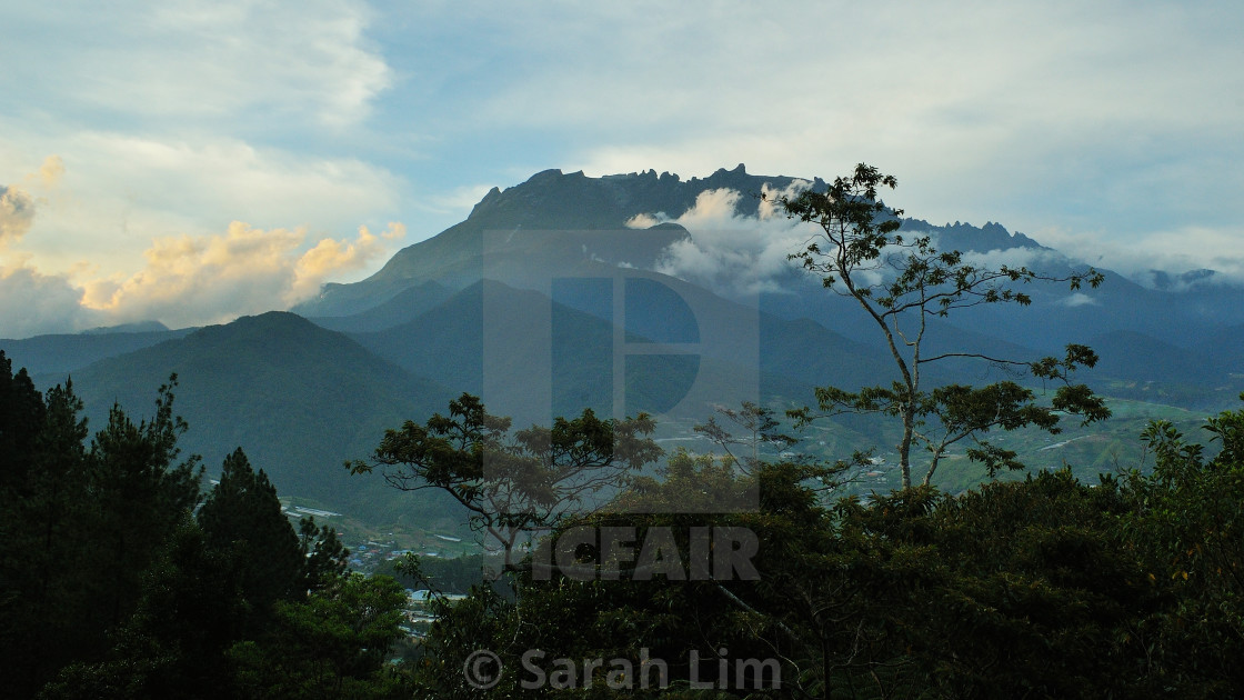 "Mt Kinabalu" stock image