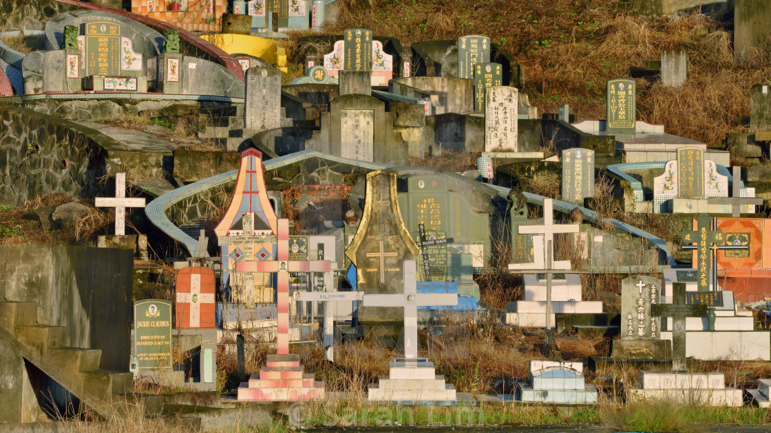 "Chinese cemetery" stock image