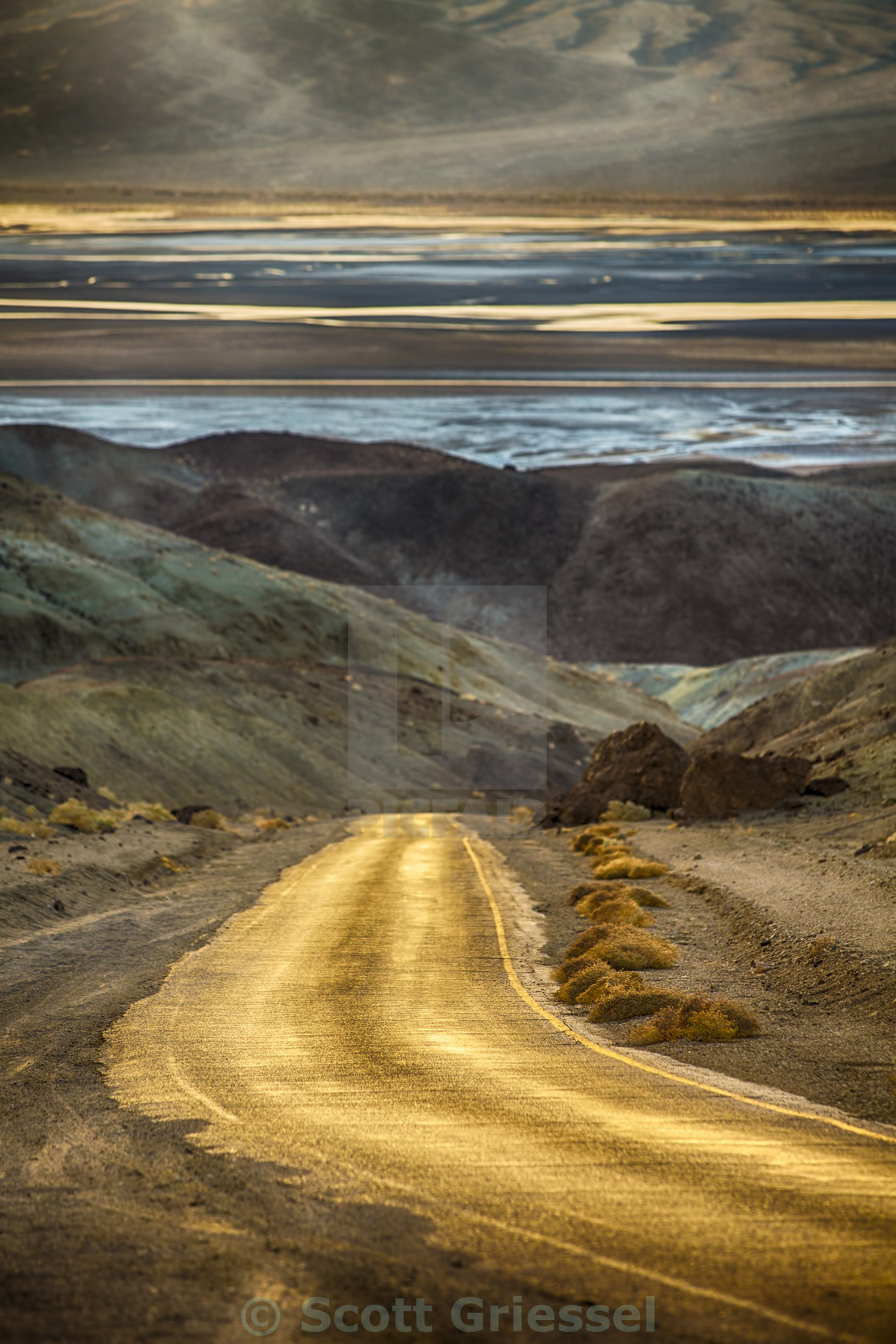Artists Palette Drive In Death Valley License Download Or Print