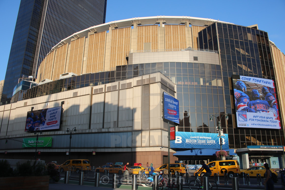 Madison Square Garden New York City Outdoor View License