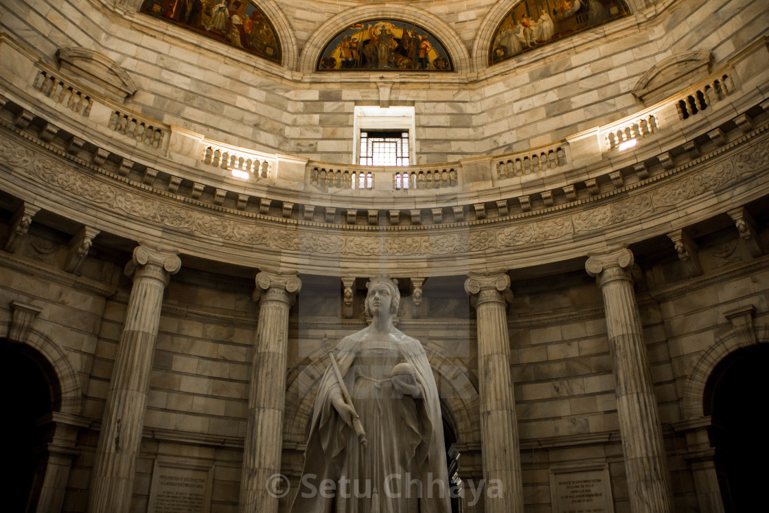 "Victoria Memorial" by Setu Chhaya - $154.44 "Victoria Memorial" stock image