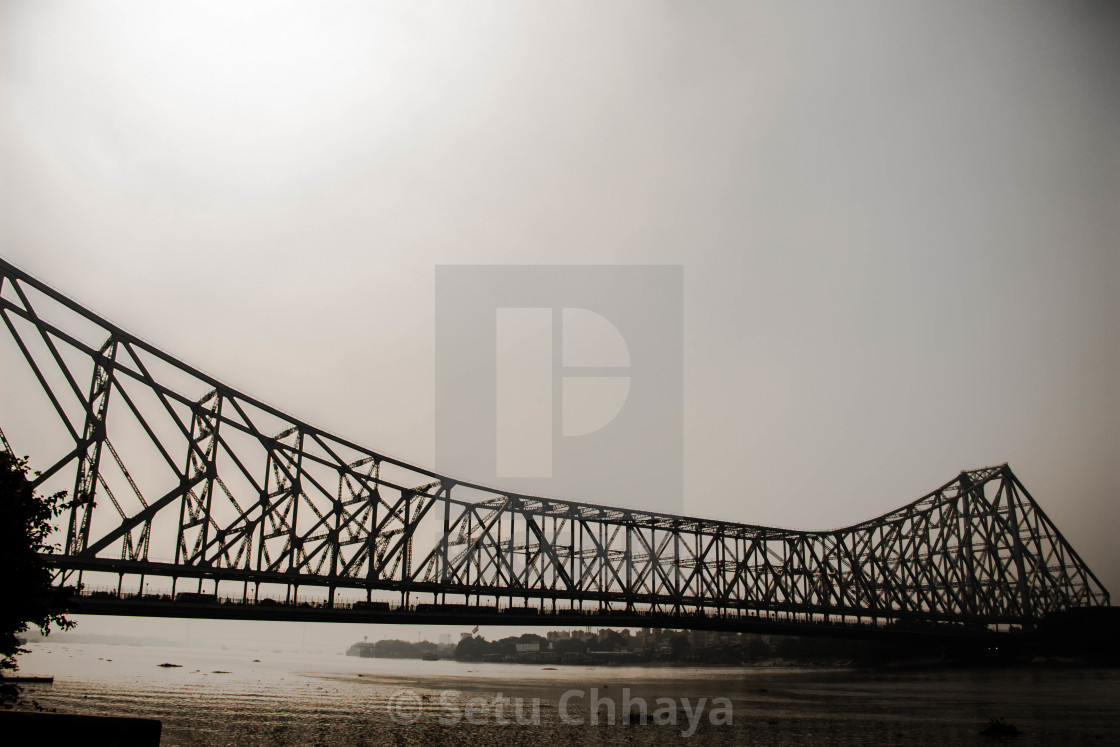 "Howrah Bridge" by Setu Chhaya - $6.18 "Howrah Bridge" stock image