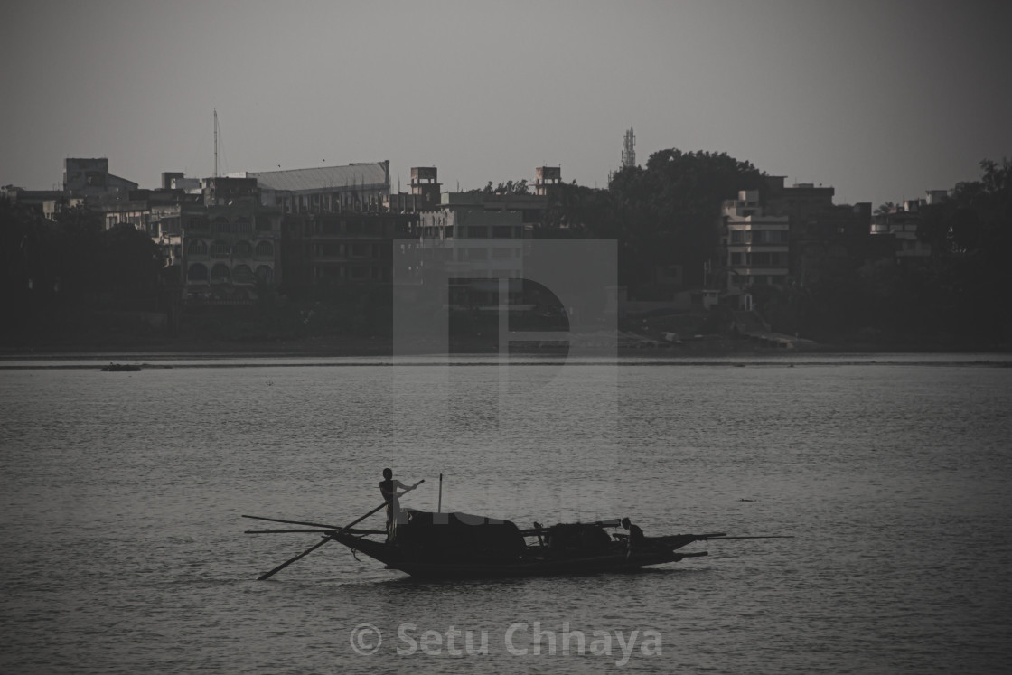 "Fisherman of Kolkata" by Setu Chhaya - $6.18 "Fisherman of Kolkata" stock image