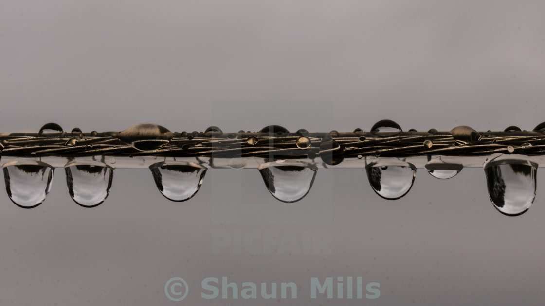 "Raindrops" stock image