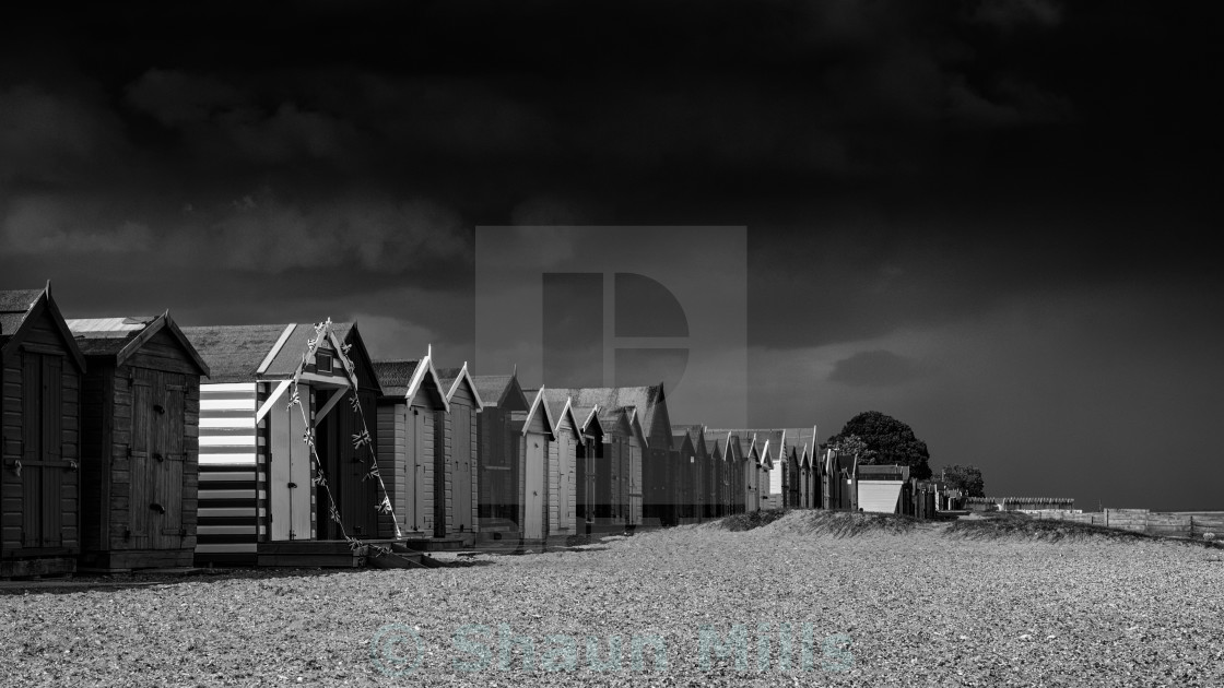 "Beach Huts" stock image