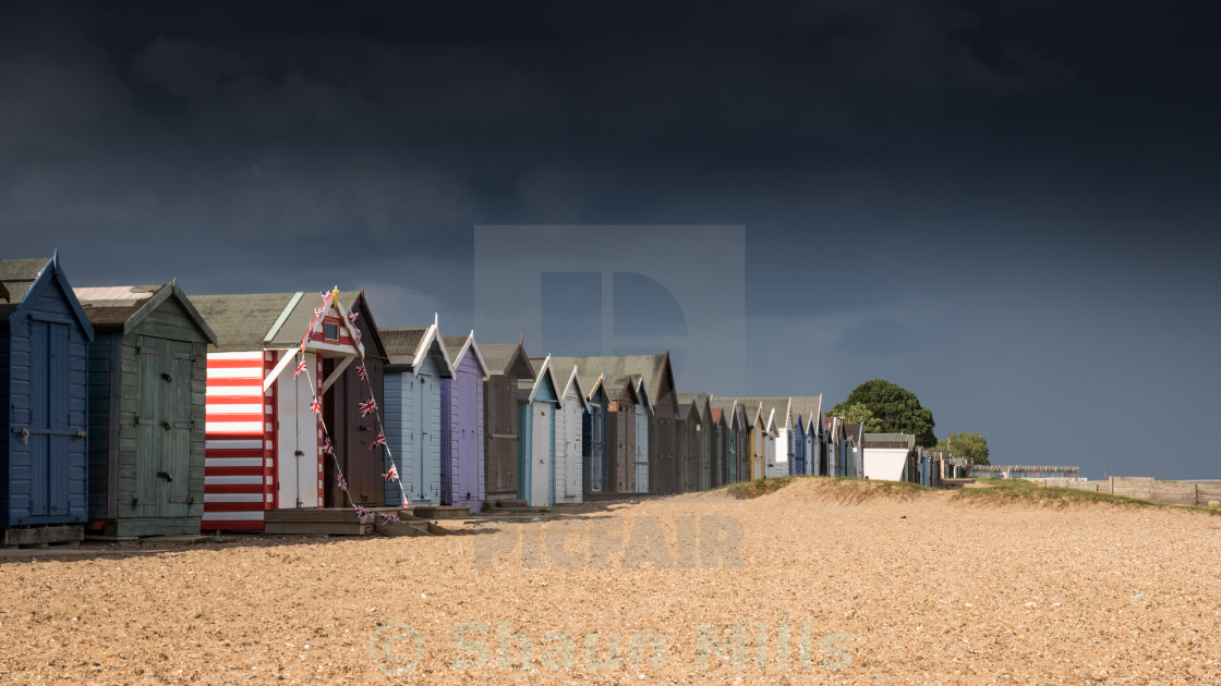 "Beach Huts" stock image