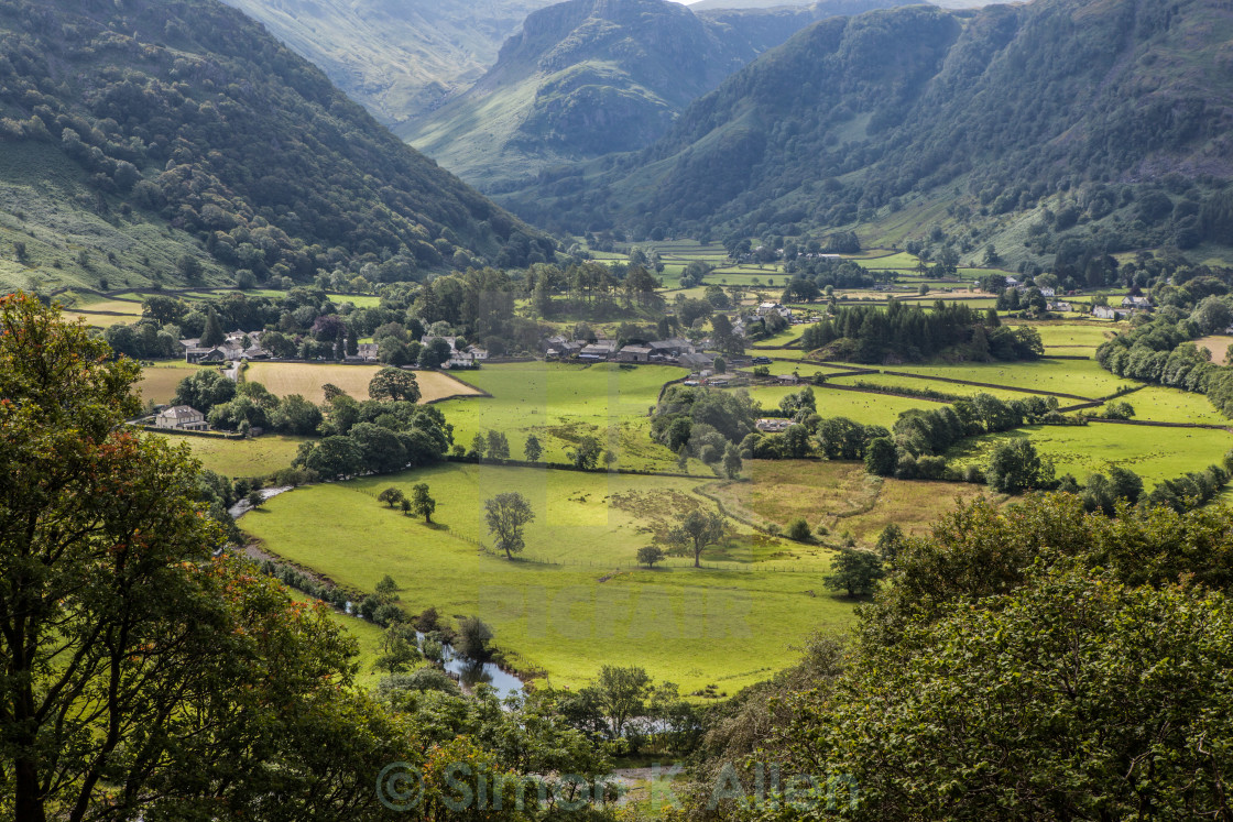 "Cumbrian Valley" stock image