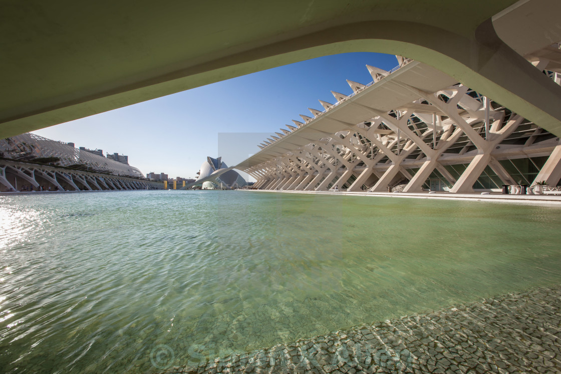 "Museo de Ciences, Valencia" stock image