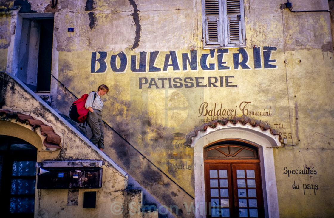 "Boulangerie Corsican" stock image