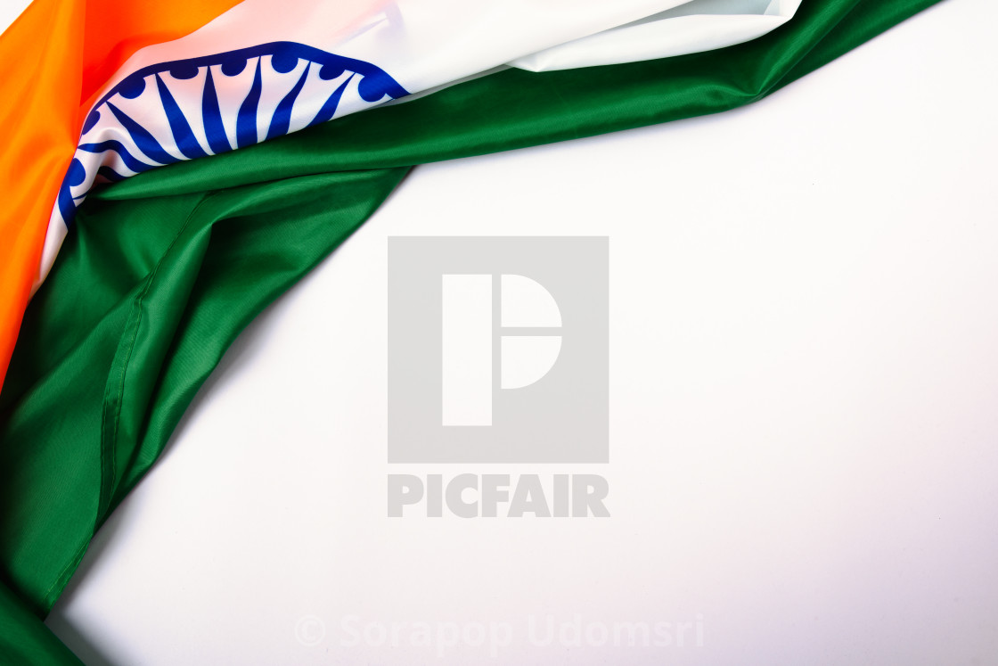 Indian republic day, flat lay top view, Indian tricolor flag - License,  download or print for £ | Photos | Picfair