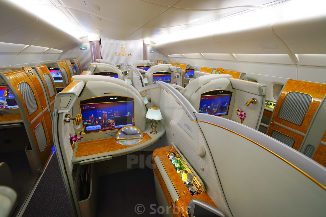 Emirates Airbus A380 Interior License Download Or Print