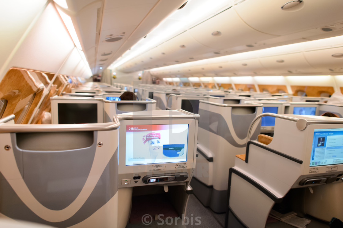 Emirates Airbus A380 Business Class Interior License Download Or Print For 8 68 Photos Picfair