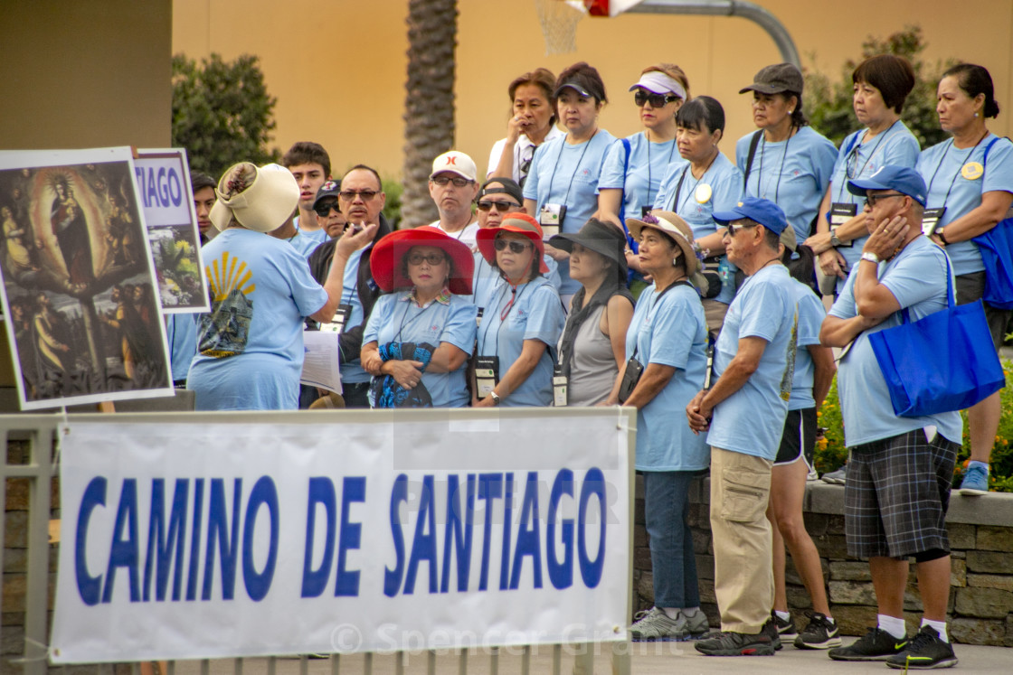 Catholic Faithful In Lake Forest Ca Prepare To March In A Re