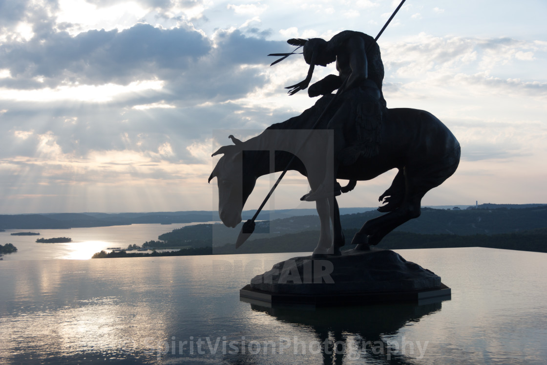 End Of The Trail Sculpture Top Of The Rock Branson License Download Or Print For 62 00 Photos Picfair