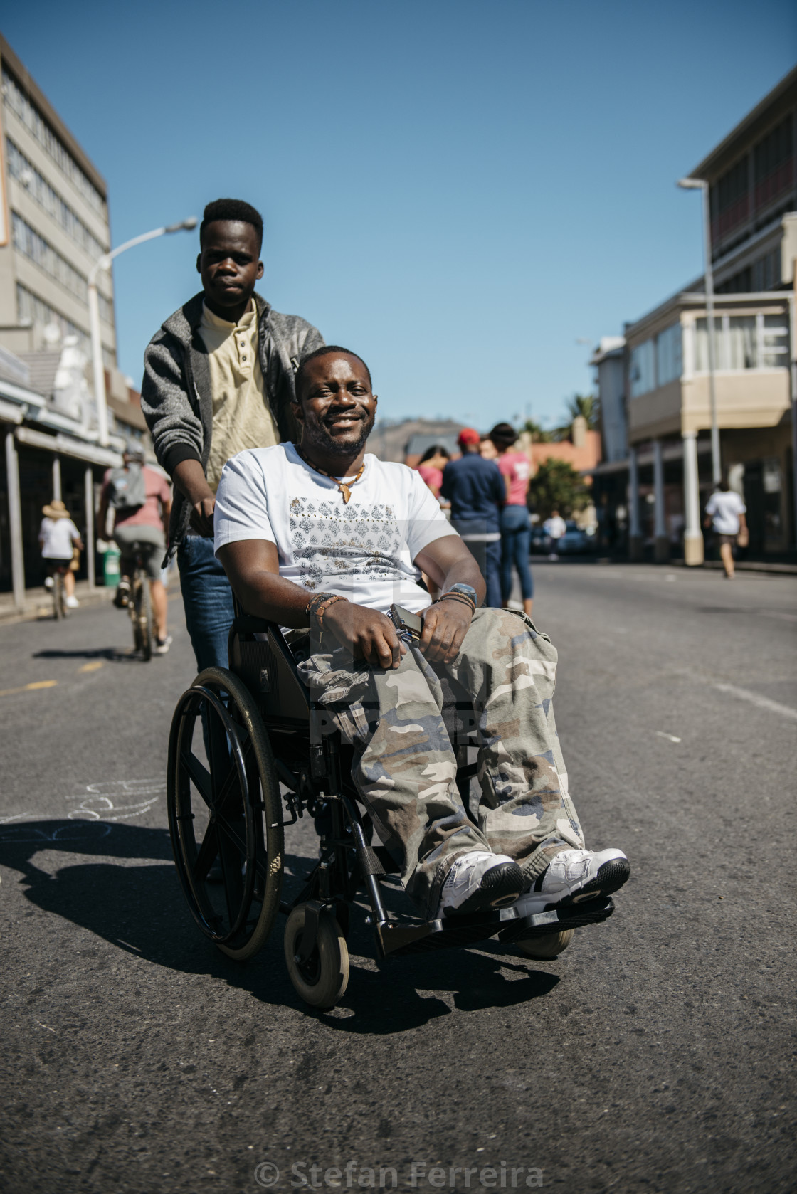 "Open Streets Main Road I" stock image