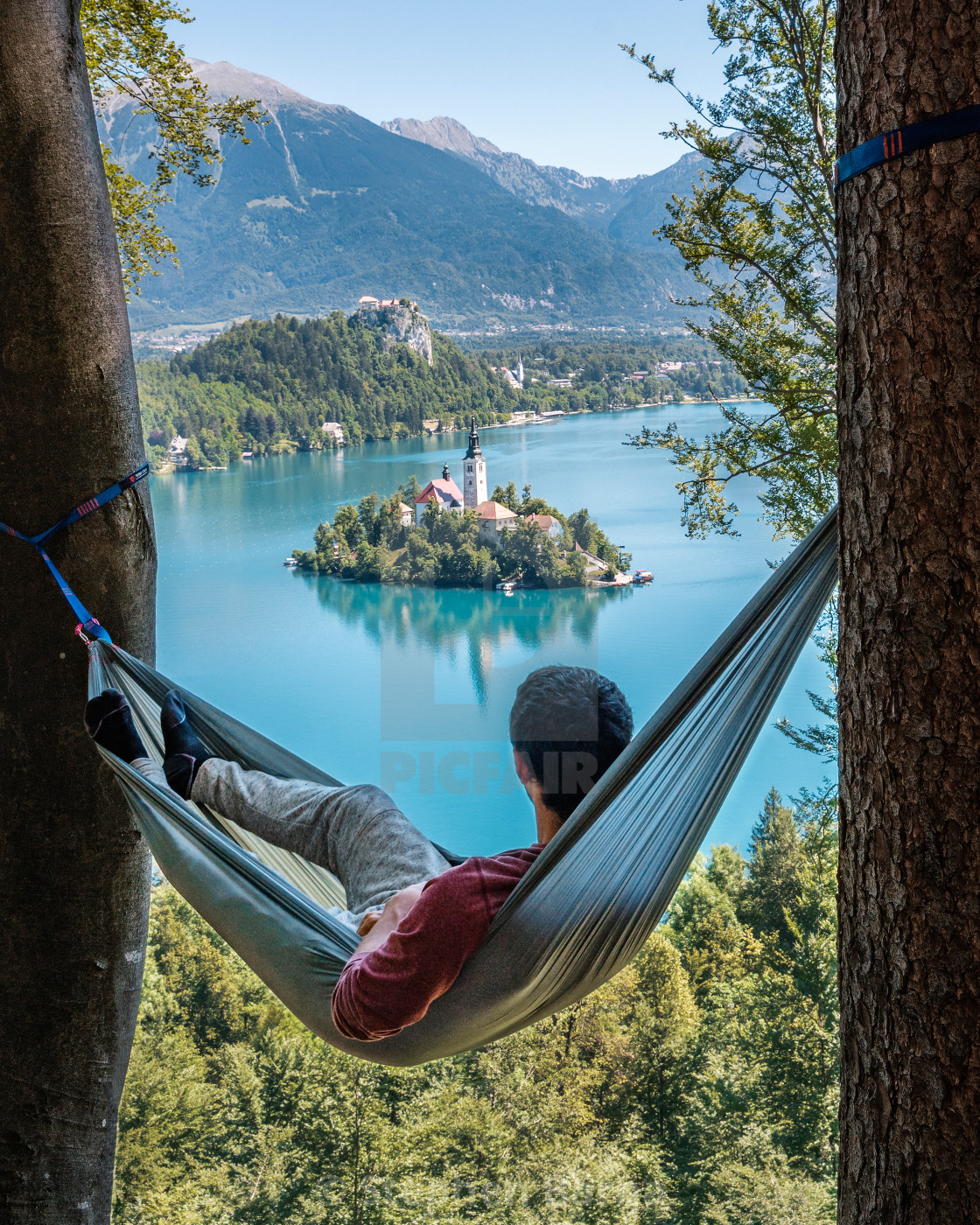 "Lake Bled, Slovenia" stock image