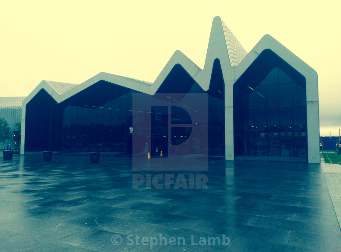 "Riverside Museum, Glasgow" stock image