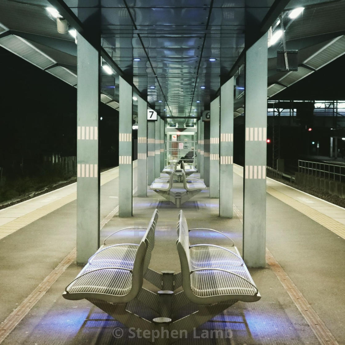 "Nuneaton Railway Station, Warwickshire" stock image