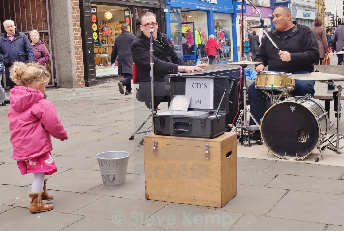 "Street Music." by Steve Kemp - $6.14 "Street Music." stock image