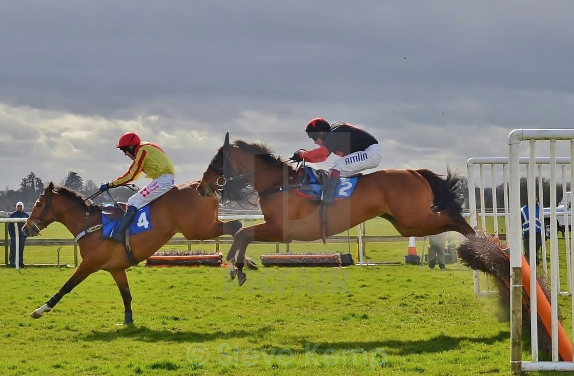 "At The Races." by Steve Kemp - $6.14 "At The Races." stock image
