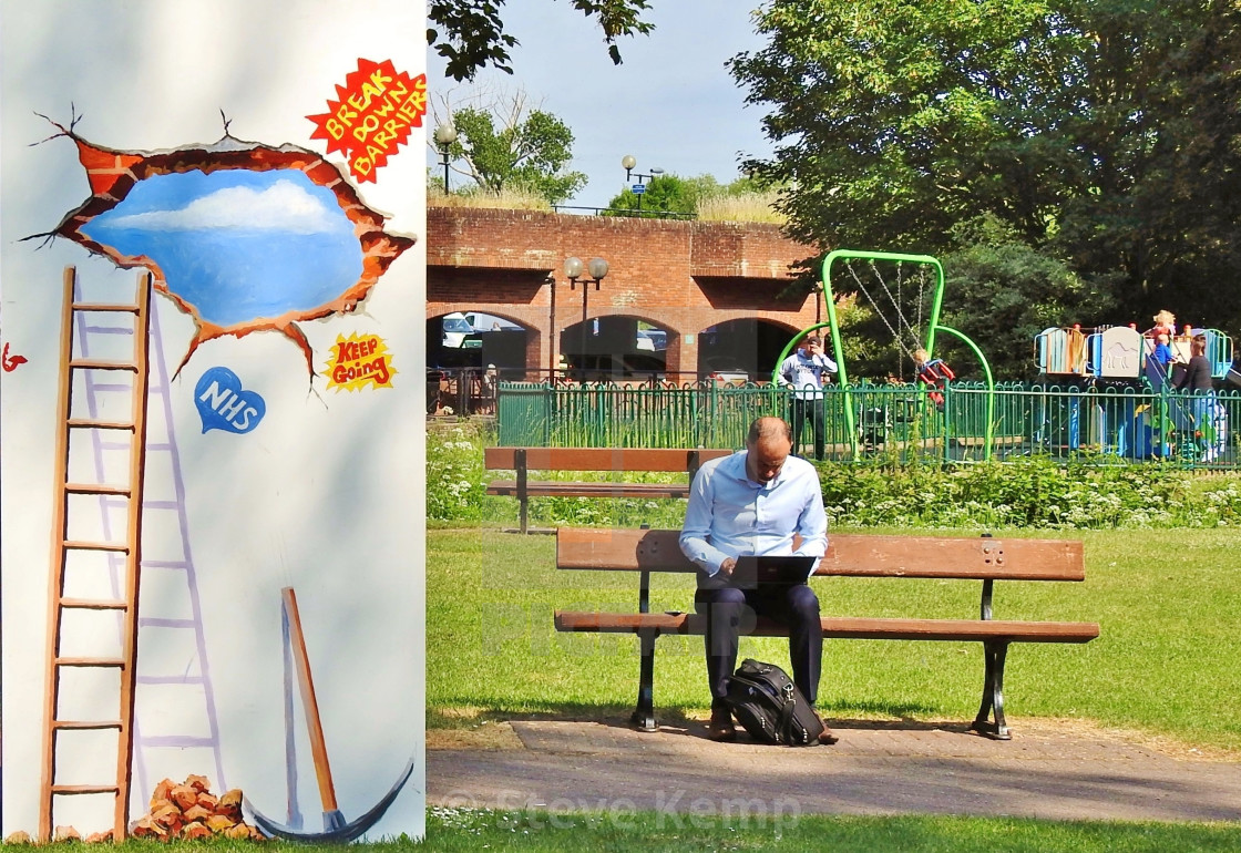 "NHS Artwork." by Steve Kemp - $6.16 "NHS Artwork." stock image