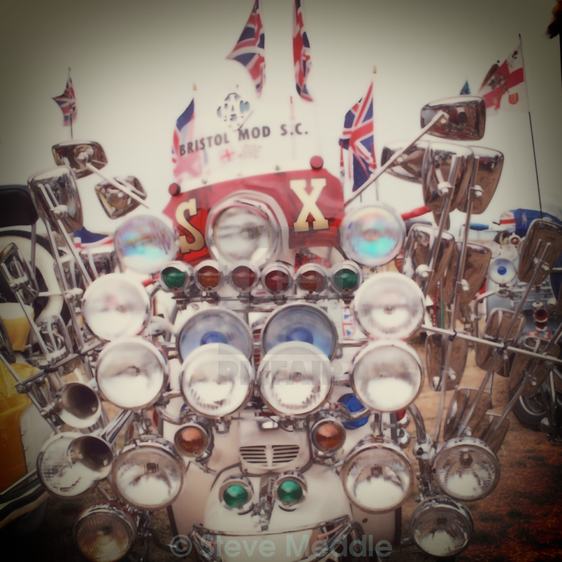 Mod Lambretta Scooter With Mirrors License Download Or Print For 6 20 Photos Picfair