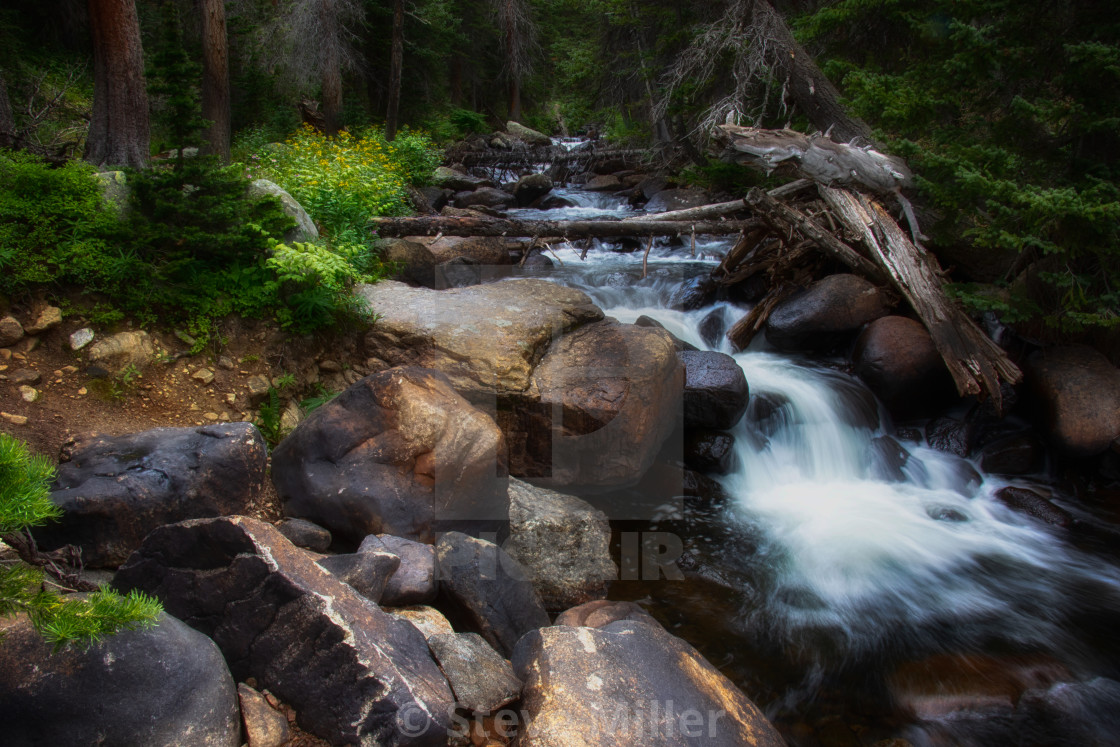 "St Vrain Creek" by Steve Miller - $19.30 "St Vrain Creek" stock image