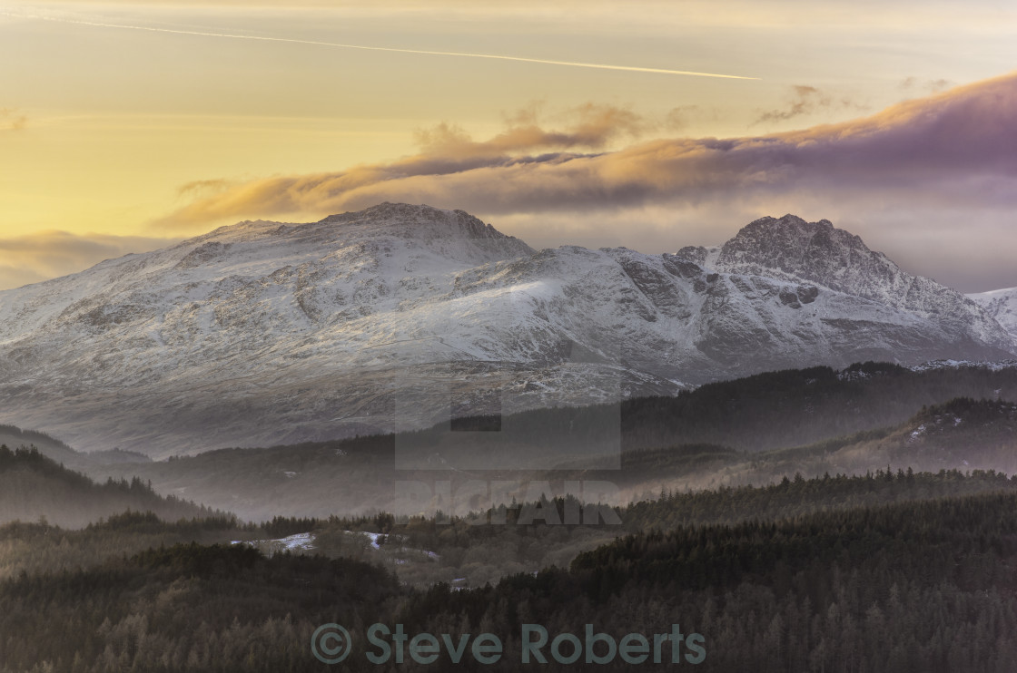 "Snowdonia" stock image