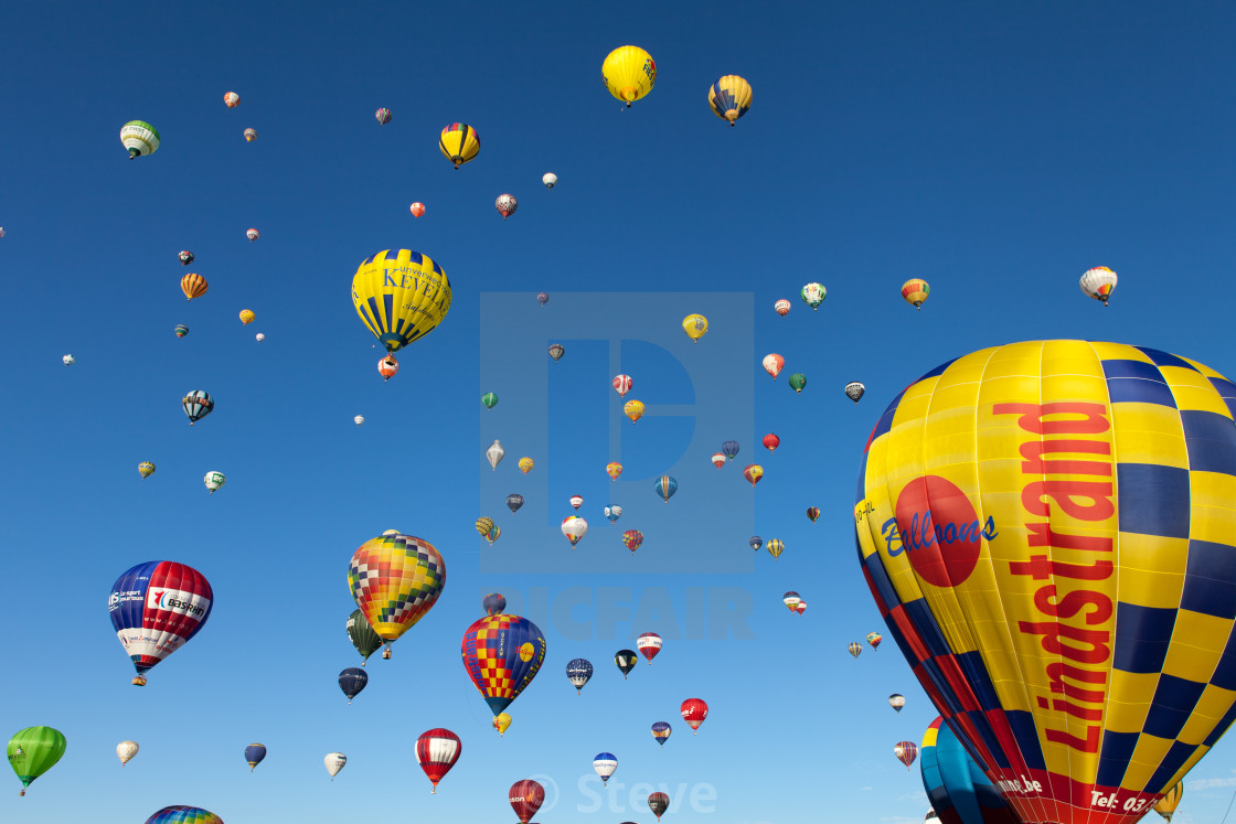 "Hot Air Balloons" stock image