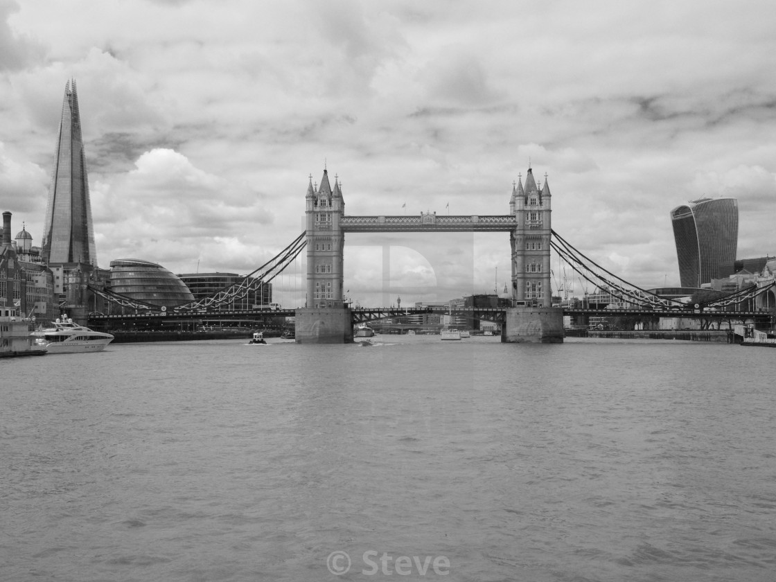 "Tower Bridge" by Steve - $7.71 "Tower Bridge" stock image