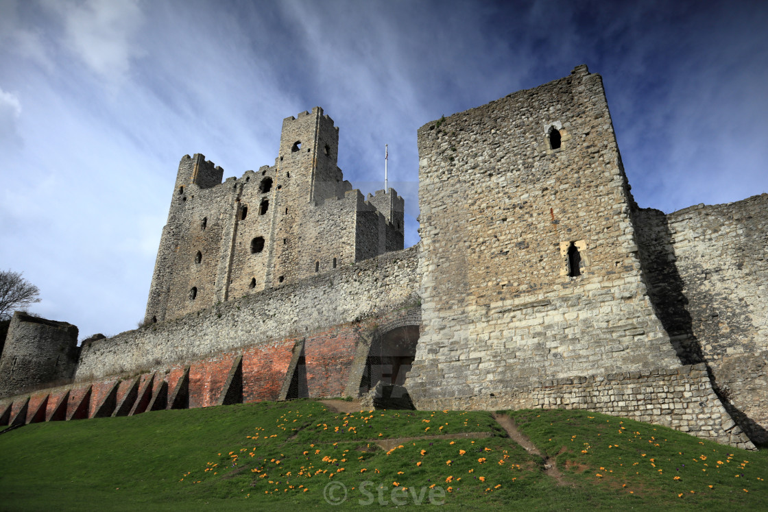 "Rochester Castle Kent" by Steve - $7.71 "Rochester Castle Kent" stock image