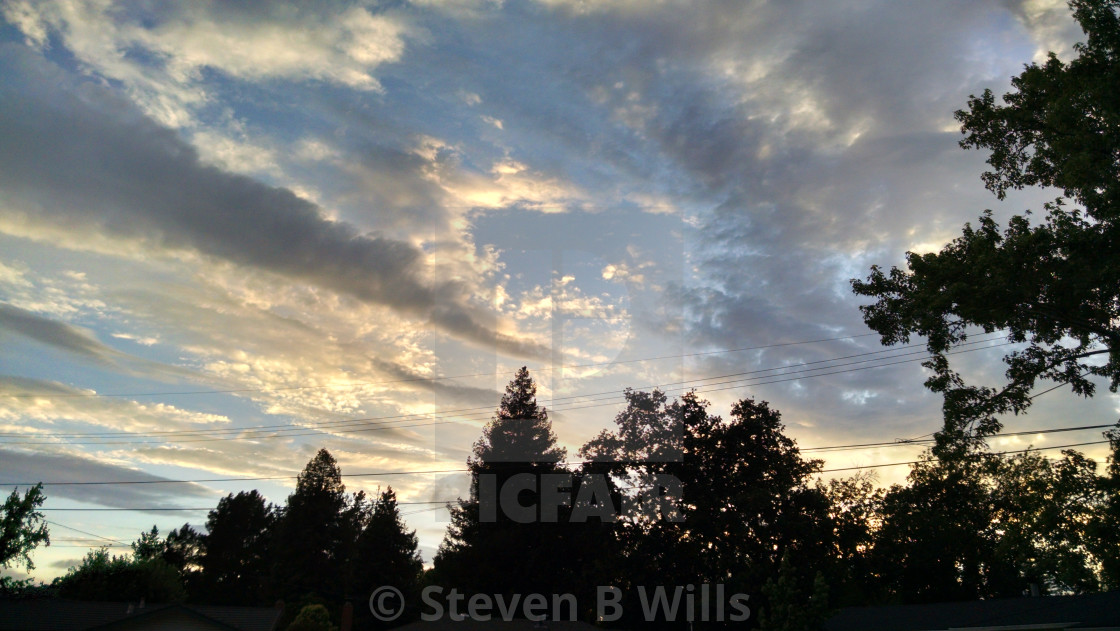 "Sun and clouds" stock image