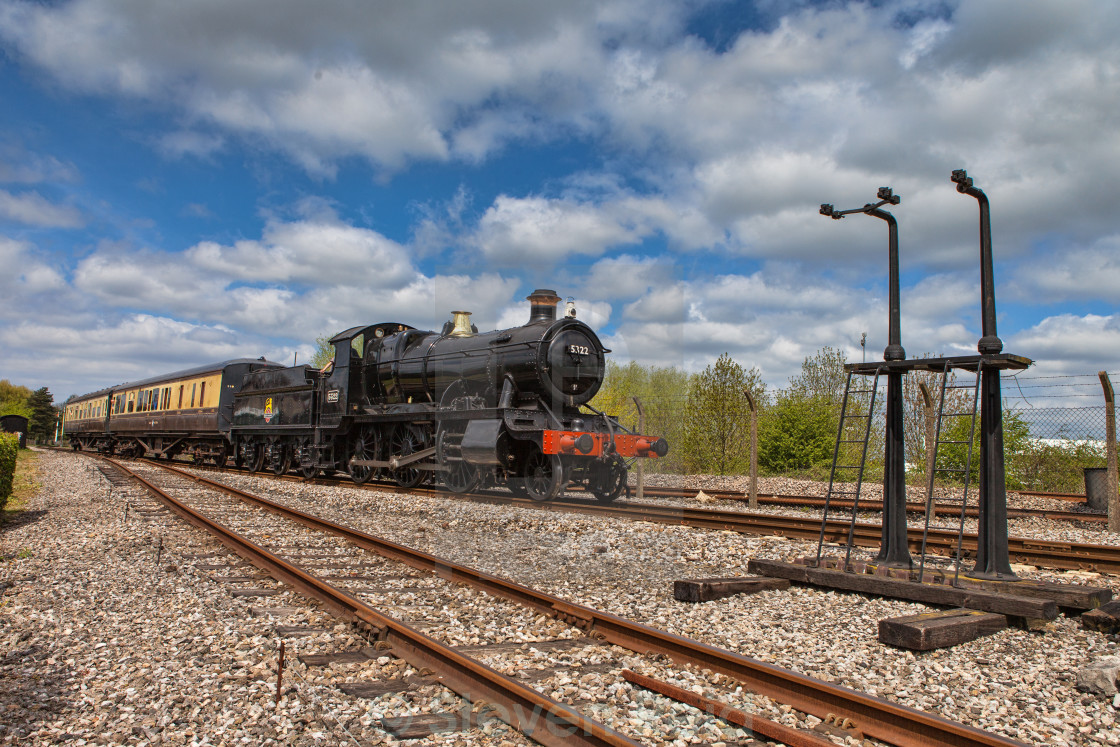 "GWR 2-6-0 Class 43XX No, 5322" stock image