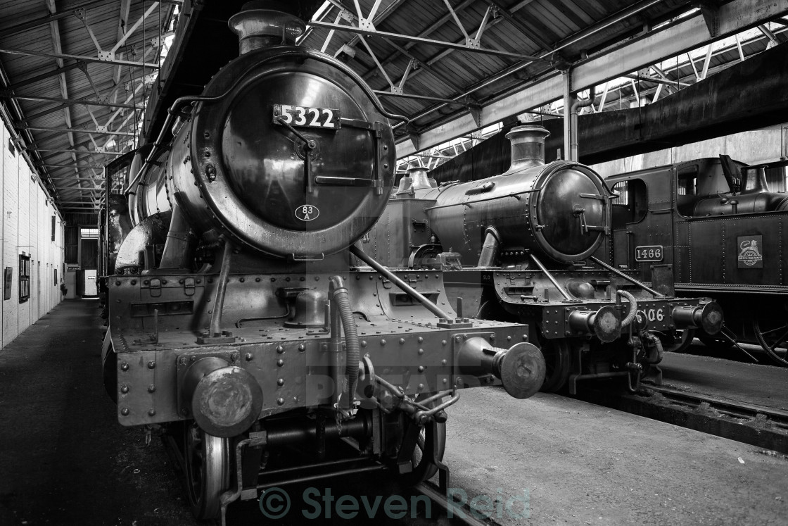 "GWR 2-6-0 Class 43XX No. 5322" stock image