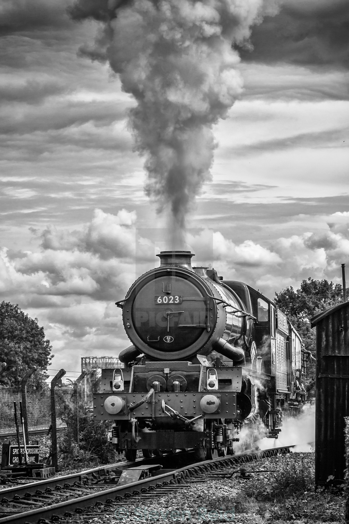 "GWR King Class No. 6023 King Edward II" stock image