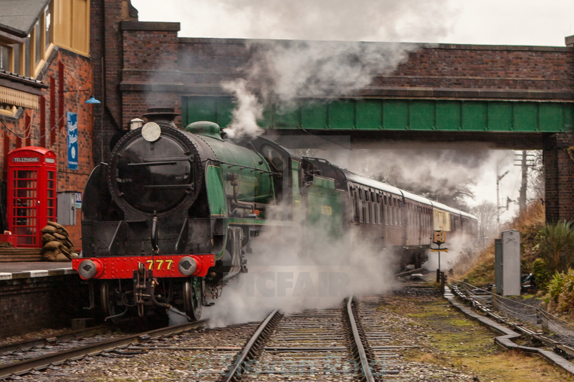 "King Arthur Class No.777 Sir Lamiel" stock image