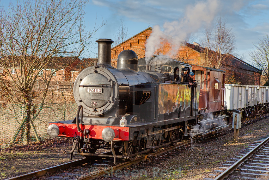 "Jinty No. 47406" stock image