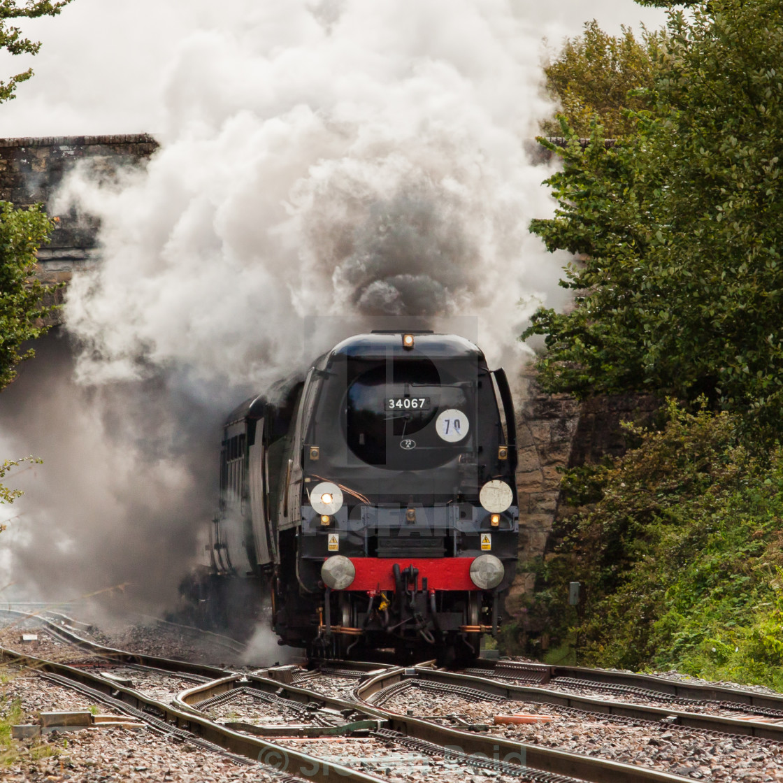 "Battle of Britain Class No. 340367 Tangmere" stock image