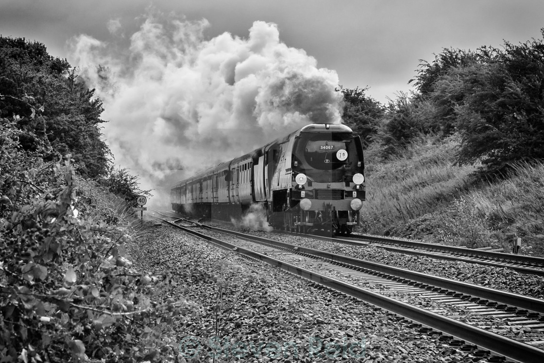 "Battle of Britain Class No. 340367 Tangmere" stock image