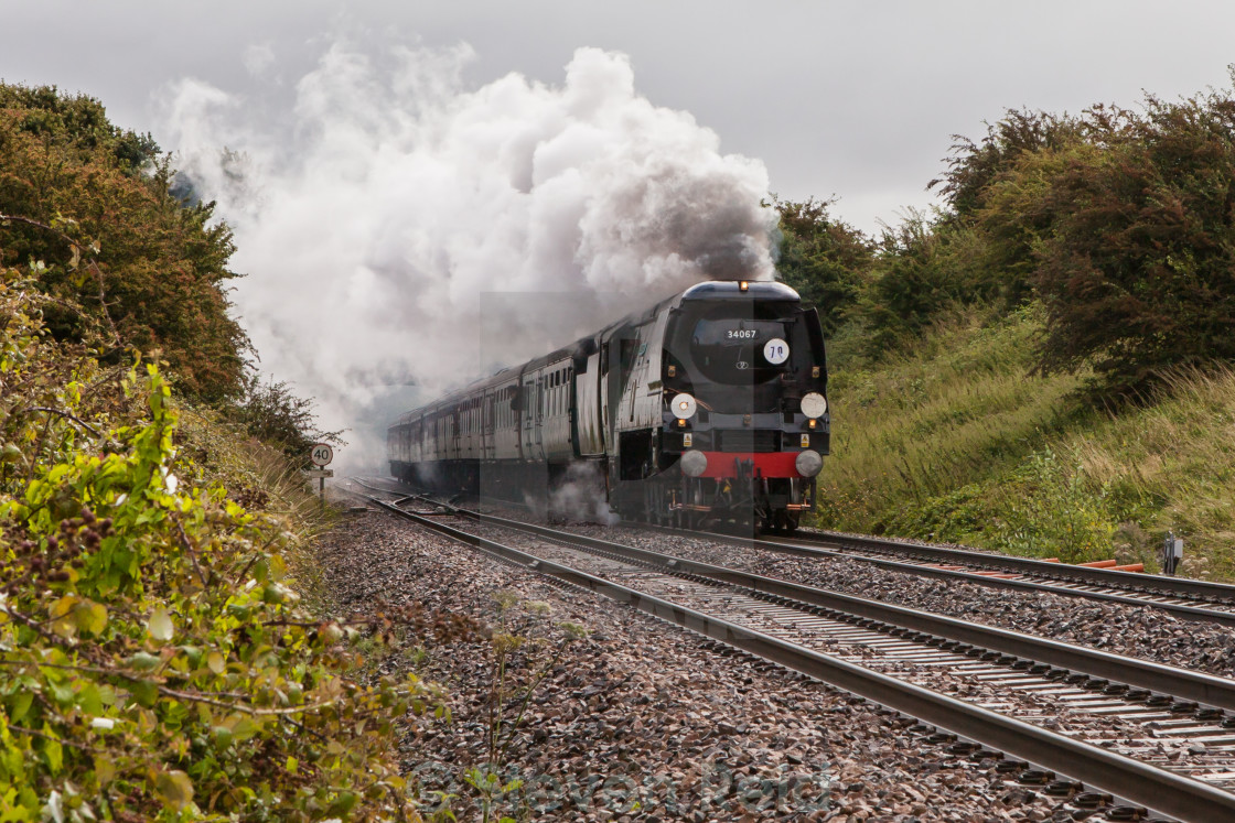 "Battle of Britain Class No. 340367 Tangmere" stock image