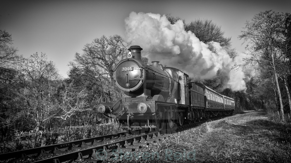 "GWR 0-6-0 No.3205" stock image