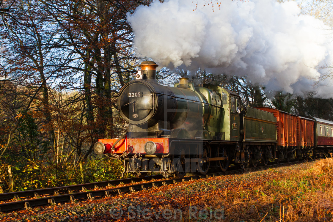 "GWR 0-6-0 No.3205" stock image