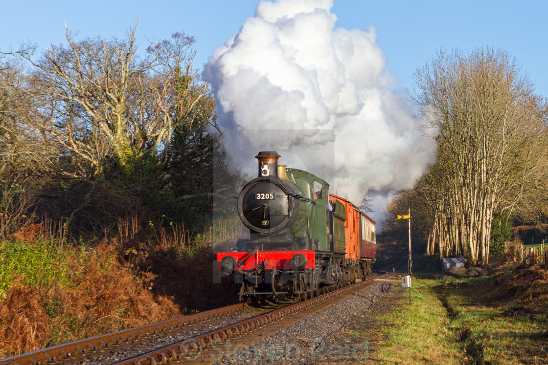 "GWR 0-6-0 No.3205" stock image