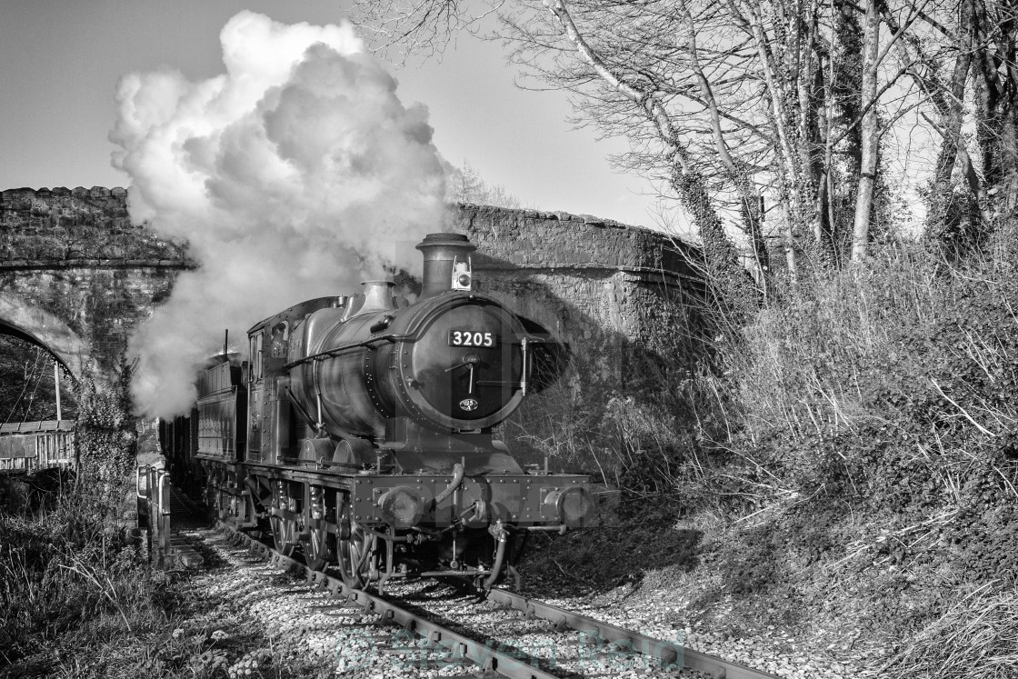 "GWR 0-6-0 No.3205" stock image