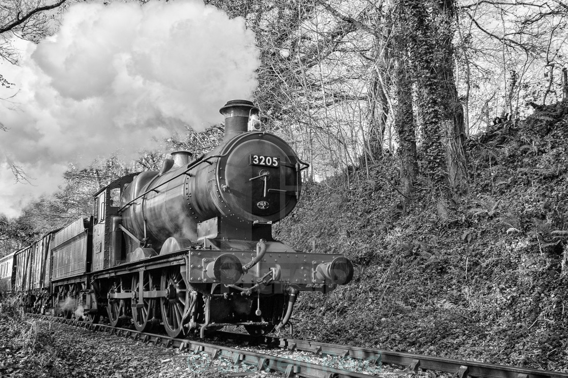 "GWR 0-6-0 No.3205" stock image