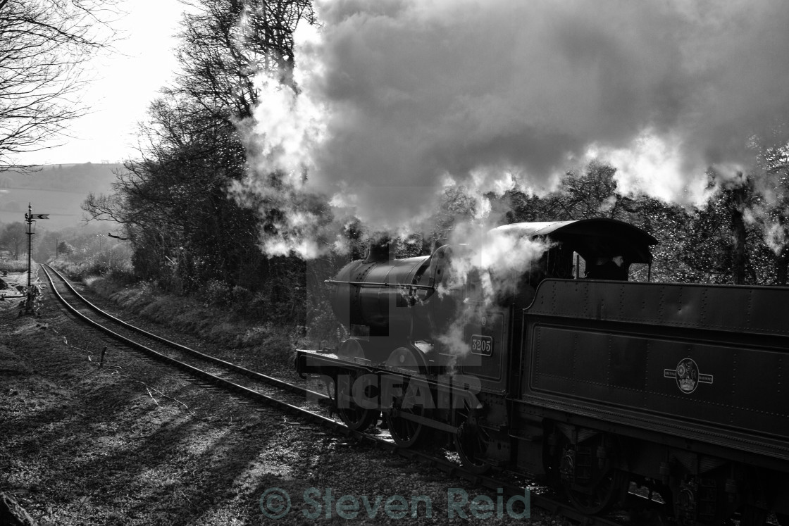 "GWR 0-6-0 No.3205" stock image