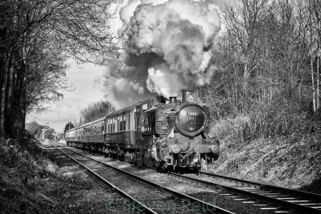 "GWR No.1501" stock image